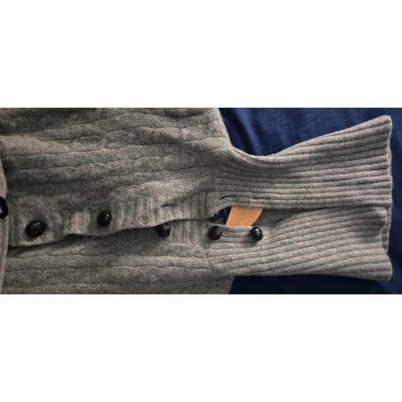 Polo Ralph Lauren Cable‑Knit Wool/Cashmere Cardigan – Castleton Green -Women's M - Picture 9 of 16